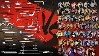 Shadow Fight 2 | Tournament Fighter Weapons Vs Tournament Fighters