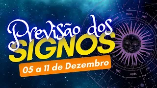 PREVISÕES DOS SIGNOS / Horóscopo de 05 a 11/12 com Tarólogo Diego
