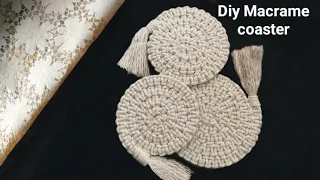 Diy Macrame coaster