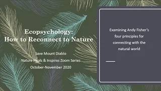 Ecopsychology and How to Reconnect with Nature with Darlene Derose: Part 1