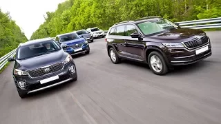 Skoda Kodiaq vs Renault Koleos vs Ford Kuga vs Nissan X-Trail vs Kia Sorento