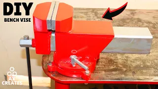 BENCH VISE DIY || How To Make A Bench Vise || DIY BENCH VISE || VISE DIY