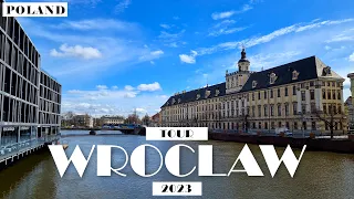 [4K] POLAND WROCLAW TOUR/ZWIEDZAMY MIASTO KRASNALI/STOLICA DOLNEGO ŚLĄSKA