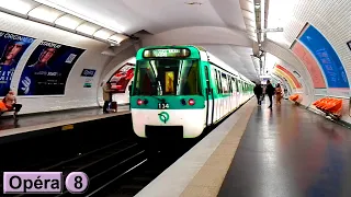 Opéra | Line 8 : Paris Métro ( RATP MF77 )