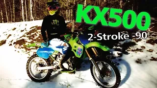 Kawasaki KX500 | 2-Stroke | Raw | Winter Compilation Vid Edit 2017