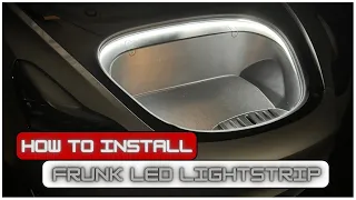 Brighten Up Your Frunk: Tesla Model 3 & Y LED Lightstrip Installation