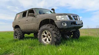 CRAZY NISSAN Patrol vs TOYOTA 70 vs UAZ vs NIVA [MUD OFF Road]