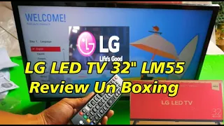 LG LED TV 32" LM55 Review Un Boxing