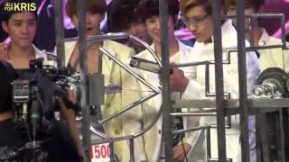 [Fancam] EXO - 120703 - Kris almost didn't get to take on the challenge