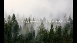 Applause by lady Gaga ( cover : kenedi Anderson lyrics