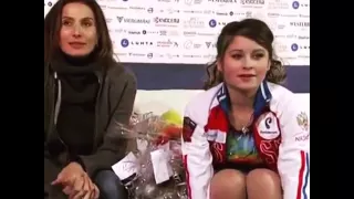 Юлия Липницкая Finlandia Trophy Kiss and cry