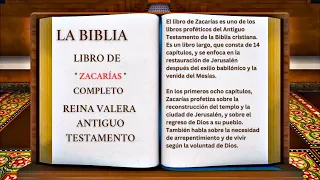 ORIGINAL: LA BIBLIA LIBRO DE " ZACARÍAS " COMPLETO REINA VALERA ANTIGUO TESTAMENTO