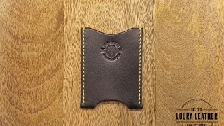 Making a Leather Wallet - The Card Sleeve