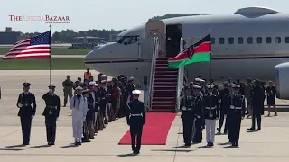 First Lady Jill Biden welcomes President Ruto and First lady Rachel Ruto of Kenya to Washington DC