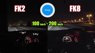 100 - 200 km/h | Civic Type R FK2 🆚️ FK8 (Dragy) ⏱️