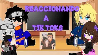 Reaccionando a tik toks |Equipo minato|Mi AU|obirin|obikaka|  Mi primer video largo jsjdkajs