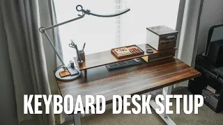 🔥New Keyboard Desk Setup - Modular Desk Shelf System + Building MODE Sonnet Keyboard 🔥