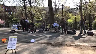 Time of the Season - Zombies cover - Meetles' 15th anniversary show in Tompkins Sq Park