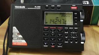 The world's most sensitive radio ...Tecsun PL 330 with inbuilt antenna  on 20m SSB......By 9N1CA