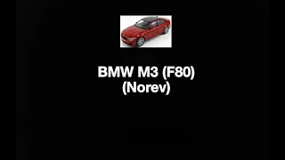 BMW M3 (F80) - Norev 1:18