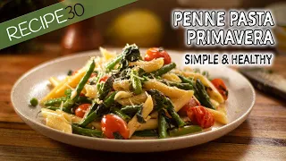 Could this be the healthiest pasta?  Pasta Primavera Quick to make and delicious!