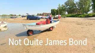 Not quite James Bond - ingenious amphibious vehicle