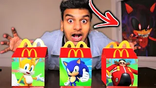 Do Not Order ALL SONIC HAPPY MEALS At 3AM!! *SONIC THE HEDGEHOG, TAILS and DR EGGMAN*