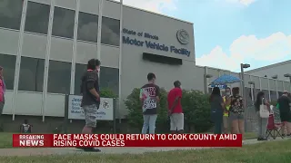 Cook, Will counties recommending masks for all indoors in public