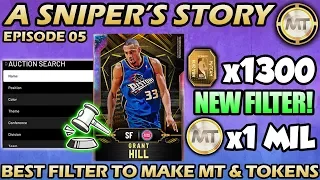 NEW FILTER I USED TO MAKE MT AND HUNDREDS OF TOKENS IN MYTEAM! NBA 2K20 A Sniper's Story #5