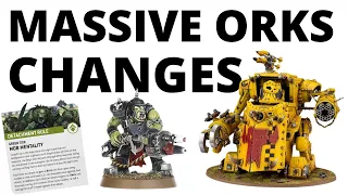 BIG CHANGES for the Orks - Dread Mob and Green Tide Looking FUN, plus more Hints from Codex Orks