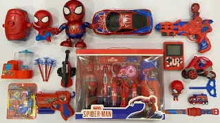 My Latest Cheapest Spiderman toy Collection, projector Watch, RC Car, Web Shooter, Stationary Set