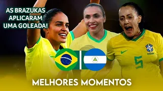 Brasil  x  Nicarágua  |  Melhores Momentos | Amistoso Feminino 06/12/2023