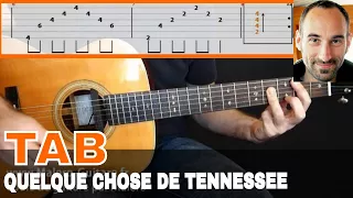 Quelque chose de Tennessee - Tablature guitare