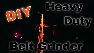 DIY 2x72 Belt Grinder: Heavy Duty Grinder built from plans
