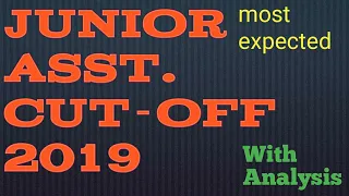 UPSSSC Junior assistant 2019 cut off and Result| JA expected cutoff|