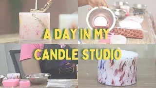 Making Marble Pillar Candles in Pringles Containers #marbleCandle #candlemaking #candlebusiness