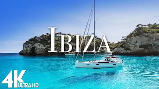 FLYING OVER IBIZA (4K UHD) - Relaxing Music Along With Beautiful Nature Videos - 4K Video