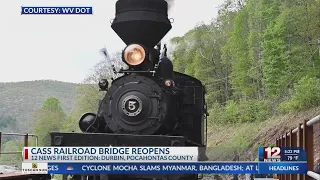 Cass railroad bridge reopens