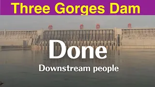 China Three Gorges Dam ● Done 〜 downstream people ● September 29, 2022  ● Water Level and Flood