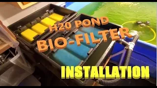 **DIY** Install H2O Pond Bio Filter On Best Way Pool Pond And IBC Tote Tank