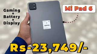 Best Tablet of Year🔥 | Mi pad 6 | Detail Review | gaming , Display , Price ,battery , bgmi