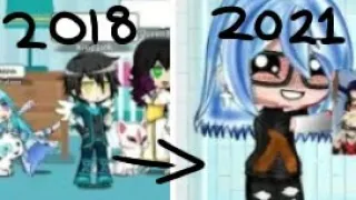 My editing evolution- gacha - 2018 - 2021