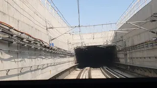 delhi metro rail inside cab view