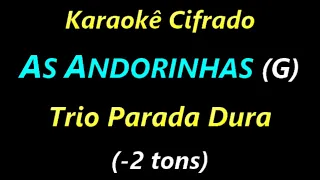 AS ANDORINHAS (G) Trio Parada Dura (-2 tons) **Karaokê Cifrado**