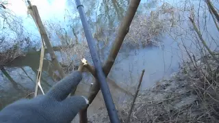 Night Fishing ( For BabyWipes?! lol ) at The Lower Lode vid2, Tewkesbury 31Jan2015