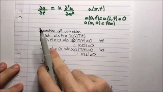 PDE: Heat Equation - Separation of Variables