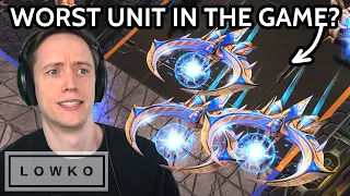 This Protoss Unit SUCKS... Or Does It? (StarCraft 2)