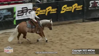 SJR STYLISH N SMOOTH shown by MATT KOCH - 2023 NRCHA Stallion Stakes (Rein, Open Derby)