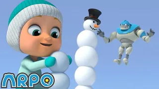 Kekacauan Manusial Salju Terbesar Di Dunia! | ARPO Si Robot | Kartun Populer Anak | ARPO The Robot