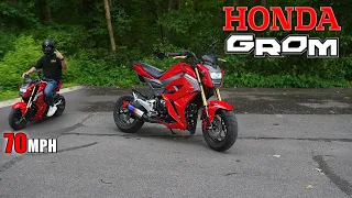 Buying A Honda Grom!! The Best First Motorcycle? (Stage 1 Tune +More!) 70mph!